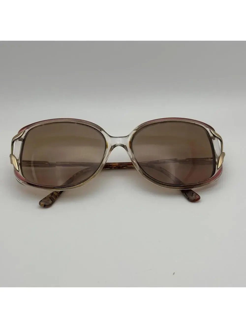 Vintage Safilo Oversized Gold Prescription Sunglasses Frames